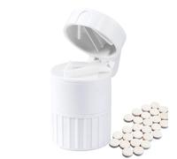 per pillole - Custodia per pillole portatile, strumento per schiacciare pillole | Affettatrice per compresse 4 in 1 separatore per compresse a lunga durata, smerigliatrice per bevande