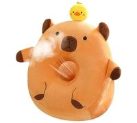 per pisolino in peluche, per pisolino da ufficio | per dormire da viaggio Capybara | traspirante per il viso, imbottito in morbido peluche