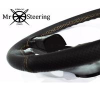 Per Plymouth barracuda 1 Perforata Volante IN Pelle Cover Crema Doppio S.