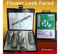 Per Polestar 3 dal 2024 Kit Bulloni Antifurto Flower Lock Farad Cerchi Acciaio