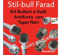 Per Polestar 4 da 2024 Kit Bulloni Antifurto NERI Stil-Bull Farad Cerchi Lega