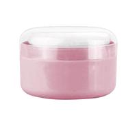 per polveri per polvere - Contenitori da viaggio leggeri per spugne in 9 x 9 x 6 cm, contenitore di talco per bambini da 80 g con spugna | per polvere sciolta a prova di perdite | Pennelli