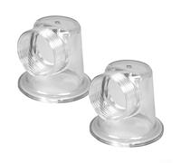Per pompa di circolazione SPS 50, coperchio prefiltro con inserto trasparente, accessorio per piscina, per mantenere pulite le piscine, 1/2 pezzi (2 pezzi)