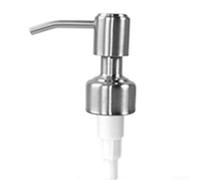 Per pompa in acciaio inossidabile per dispenser di sapone liquido, utilizzare con colli di bottiglia da 25 mm include ugello e tubo per un flusso costante (4 #)