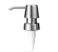 Per pompa in acciaio inossidabile per dispenser di sapone liquido, utilizzare con colli di bottiglia da 25 mm include ugello e tubo per un flusso costante (2 #)