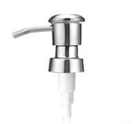 Per pompa in acciaio inossidabile per dispenser di sapone liquido, utilizzare con colli di bottiglia da 25 mm include ugello e tubo per un flusso costante (1 #)