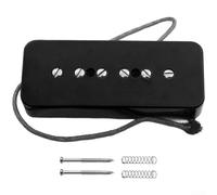Per ponte P90 Single Coil Pickup cera in vaso silenzioso per ponte (ponte | bobina di plastica, suono medio liscio, voce articolata brillante, design a bobina singola