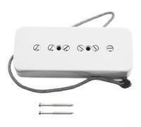 Per ponte P90 Single Coil Pickup cera in vaso silenzioso per ponte (ponte | bobina di plastica, suono medio liscio, voce articolata brillante, design a bobina singola