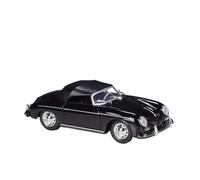 Per Porsche 356A Speedster 1:24 Modello Di Auto In Metallo Pressofuso Regalo(Black)
