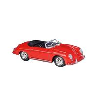 Per Porsche 356A Speedster 1:24 Modello Di Auto In Metallo Pressofuso Regalo(Red)