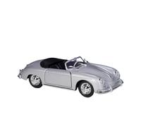Per Porsche 356A Speedster 1:24 Modello Di Auto In Metallo Pressofuso Regalo(Silver)