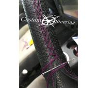 Per Porsche 993 1992-1999 Blu Perforata Copertura Del Volante IN Pelle