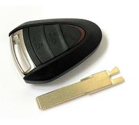 Per Porsche Boxter 911 Cayman 3 Pulsante Guscio Telecomando Chiave Cover & Lama