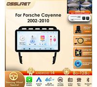 Per Porsche Cayenne 1 2002-2010 Android 12 Lettore multimediale per auto 10.33 "Wireless Carplay 2din Navi GPS RDS Auto Stereo unità principale S4