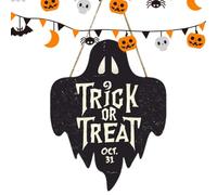 per porta di Halloween a forma di fantasma spettrale