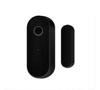 per porta per sensore di apertura e chiusura per la sicurezza domestica, compatibile con gateway e sistemi di automazione domestica, bianco o nero (nero)