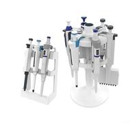 Per porta pipette regolabili per uso in laboratorio con design trapezoidale e rotondo che si adattano a piani di banco o sotto armadi per migliorare l'efficienza del laboratorio (rotondo)