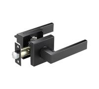 per porta - Pomello per porte di camere da | Manopole per cancelli interni - per privacy - Maniglia per porte | Leve piatte reversibili per camera da , bagno, residenza,