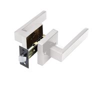 per porta - Pomello per porte di camere da | Manopole per cancelli interni - per privacy - Maniglia per porte | Leve piatte reversibili per camera da , bagno, residenza,