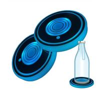 Per Portabicchieri - Portabicchieri Illuminati Da 2 Pezzi, Sottobicchieri Luminosi In Acrilico, Installazione Plug And Play, Sottobicchiere Alimentato Tramite USB | Sottobicchiere Per Auto