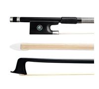 per principianti archetto violino 5 Pezzi/1 Set Archi Per Violino 4/4-1/8 Bastoncino Rotondo In Fibra Di Carbonio Crine Di Cavallo Bianco Ebano Di Alta Qualità Ben Bilanciato (Color : 3/4)