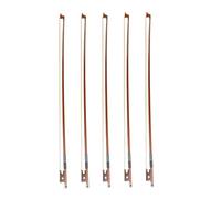 per principianti archetto violino 5 Pz/1 Set Brazilwood 1/4 Archi Di Violino Crine Bianco Arco Di Violino Parti Accessori Uso Per Principianti