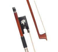 per principianti archetto violino Adatto Per Arco Da Violino Di Misura 4/4. Bastone Ottagonale Ben Bilanciato In Crine Di Cavallo Bianco Con Motivo A Foglia D'acero