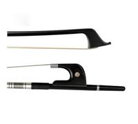 per principianti archetto violino Arco Per Contrabbasso Verticale 1/2 Dimensione Crine Naturale Tedesco 72 Cm Bastone Dritto In Ebano Tono Caldo In Fibra Di Carbonio