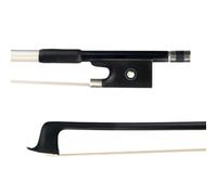 per principianti archetto violino Arco Per Violino 4/4 Full Size Bastone In Fibra Di Carbonio Intrecciato In Ebano Forg Crine Di Cavallo Bianco Risposta Rapida Per Giocatori Avanzati (Color : Bk)