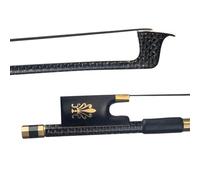 per principianti archetto violino Arco Per Violino In Fibra Di Carbonio Intrecciato In Oro 4/4 Slide In Crine Di Cavallo In Ebano Con Risposta Rapida