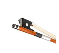 per principianti archetto violino Bastone Rotondo Per Arco Di Violino Pernambuco 4/4 Con Bottone In Argento Ebano