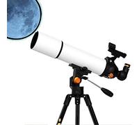 per principianti di astronomia, rifrattore portatile da 80 mm per campeggio, ottimo per i bambini per esplorare lo spazio, la luna e le stelle