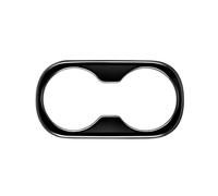 Per Prius 60 Series 2020-2023 Nero Lucido Auto Bracciolo Posteriore Portabicchieri Decorazione Telaio Rivestimento Rivestimento