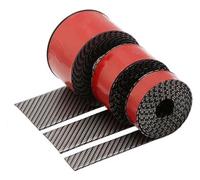 Per Protezioni Laterali Auto Antigraffio Estensioni Splitter Grembiule Carrozzeria Rivestimento Fibra Carbonio Paraurti Gradino Spoiler Gonna Laterale(3cmX5m)