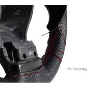 Per Proton Jumbuck 02-10 Perforata Volante IN Pelle Cover Rosso Scuro Punto