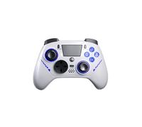 Per PS4 Controller di Gioco Wireless per P4/Steam/PC Pulsanti In Cristallo con Luce RGB Sensore Hall Joystick B