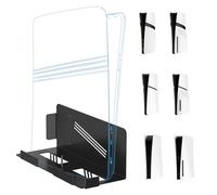 Per PS5 Pro/Slim Console Wall Mount Organizer P5 Game Console Supporto universale da parete Console Holder Wall Mount Gaming Stand (Bianco)