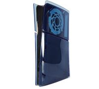 Per PS5 SLIM Digital Edition Console Case Shell parti di ricambio duro pannello di gioco accessori graffio resistente manica protettiva trasparente (Blu traslucido)
