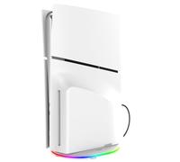 Per PS5 Slim Ospite Console Base Versione Digitale Versione Disco Base di Supporto P5 Slim Ospite Base con Luce RGB
