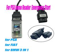 Per PSA Immo Reader Avvio di emergenza Bypass 3 in 1 Tutte le chiavi perse Lettura PIN Codice Forza Accensione per PSA per FIAT per BMW PINCODE R/W