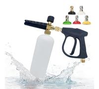 per Pulitrice ad Alta Pressione - Potente e Senza Fili ad Alta Pressione - Adattatore per Tubo Idropulitrice Auto - per Pulizia Giardino, Auto, Terrazzi, Facciate e Uso
