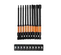 Per Punte Esagonali a Impatto Set 10pz Punte Cacciavite da 1/4 di Pollice per Es