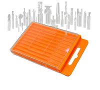 per punte, scatola portatile con cassetto estraibile, portaoggetti per punte e piccoli | per progetti fai da te, officina, garage, utensili, maschi e piccole parti