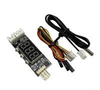 per pwm Controller Ventola DC 12V Termostato Digitale con Display per Case PC Modulo di Controllo Temperatura di Raffreddamento 53x18mm