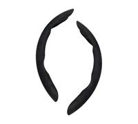 Per Q7 2016-2019 -Coprivolante sottile in pelle in microfibra - Coprivolante per auto antiscivolo che assorbe il sudore Coprivolante per auto(B-black)