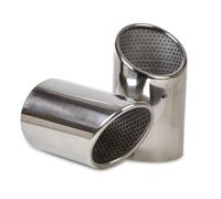 Per Q7 3.0 Per TDI Per TFSI 2006-2013 2X TERMINALI DI SCARICO POSTERIORI ACCIAIO INOX Gola Coda Auto