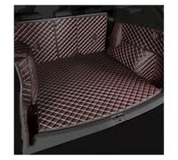 Per Q70L 2013-2017 Non-Ibrido Baule Posteriore Tappetino Vassoio Tappeto Fango Tappetini Per Auto In Pelle Personalizzati Protezione Bagagliaio Copertura(Black red 4)