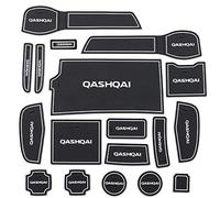 Per Qashqai J11 2019 2020 dedicatedDoor Slot di Mat Anti-Slip Rilievo della Tazza Interni Accessori Decorativi Styling Fessura del Cancello Cuscini (White)