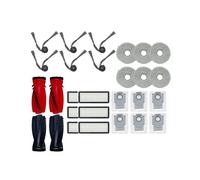 Per Qrevo C/C Pro/Curv/CurvC//EdgeC/S5V Compatibile Set di Spazzole Laterali Principali, Panno per Mop e Filtro