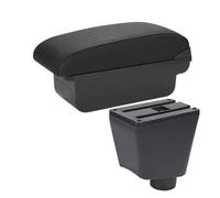 Per R&enault Per Clio 3 III IV 4 Per Captur Auto Bracciolo Scatola Accessori Parti Di Stoccaggio Contenitore portaoggetti console centrale(C2 linea nera Nessuna USB)
